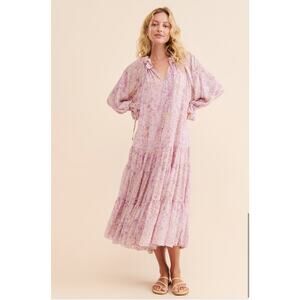 Free People Feeling Groovy Midi Dress XL